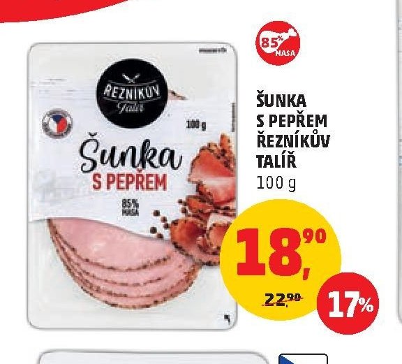 Šunka s pepřem Řezníkův Talíř