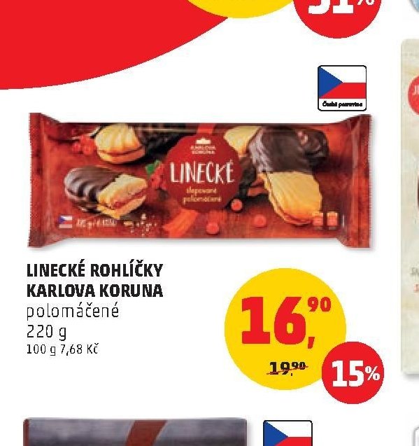 LINECKÉ ROHLÍČKY KARLOVA KORUNA