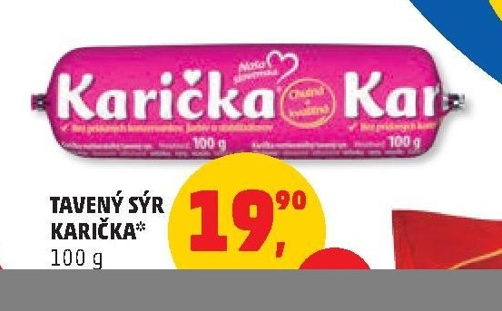 Tavený sýr Karička