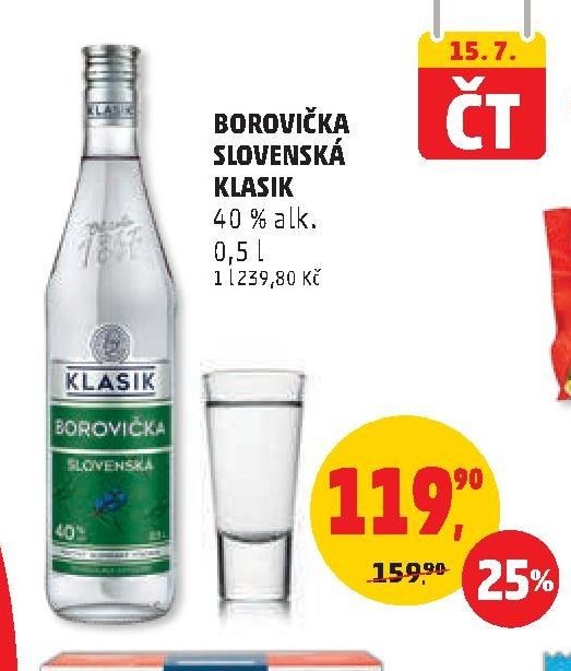 Borovička Slovenská Klasik