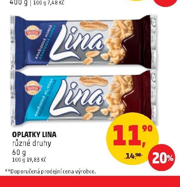 Oplatky Lina