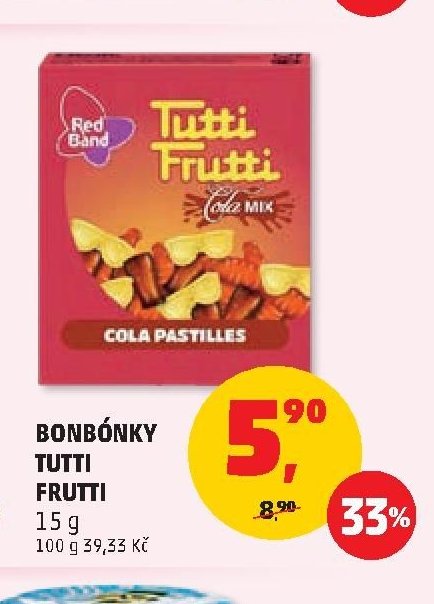 Bonbónky Tutti Frutti