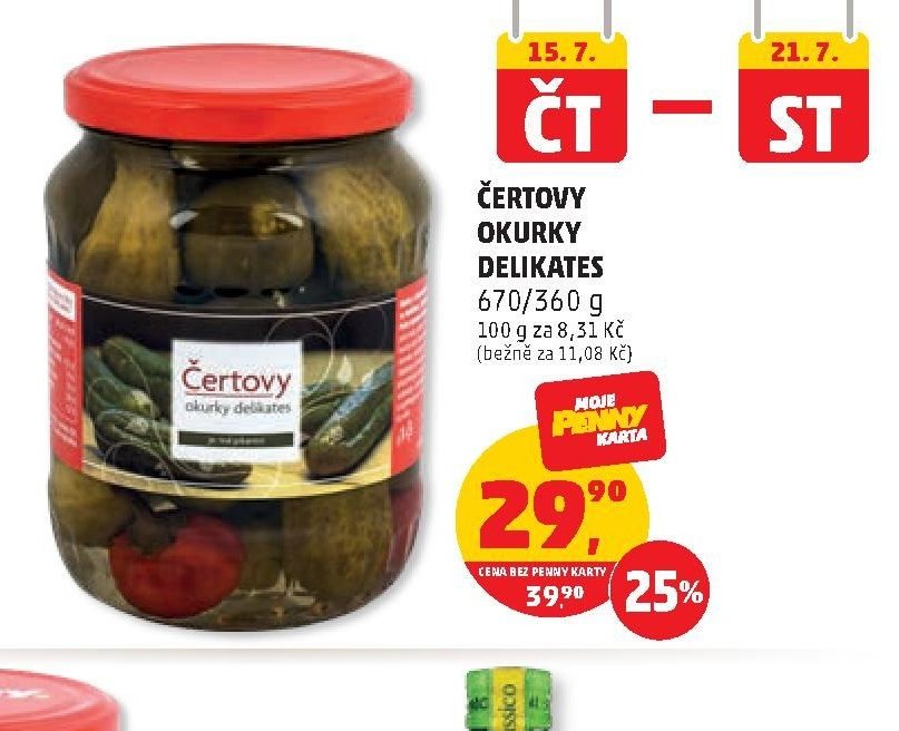 Čertovy okurky delikates