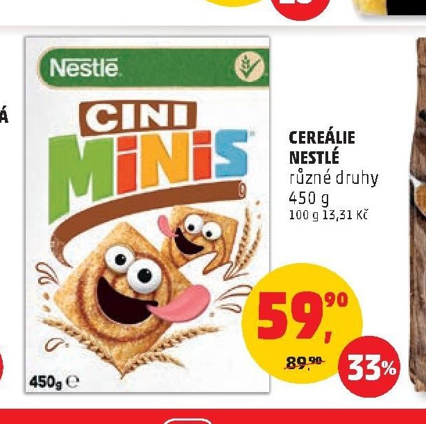 Cereálie Nestlé