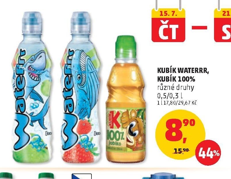 KUBÍK WATERR, KUBÍK 100%