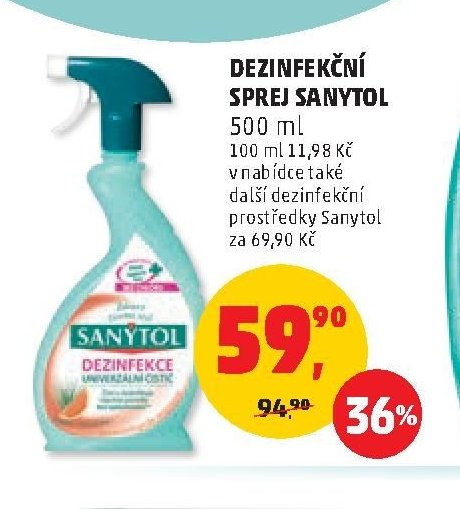 Dezinfekční sprej Sanytol