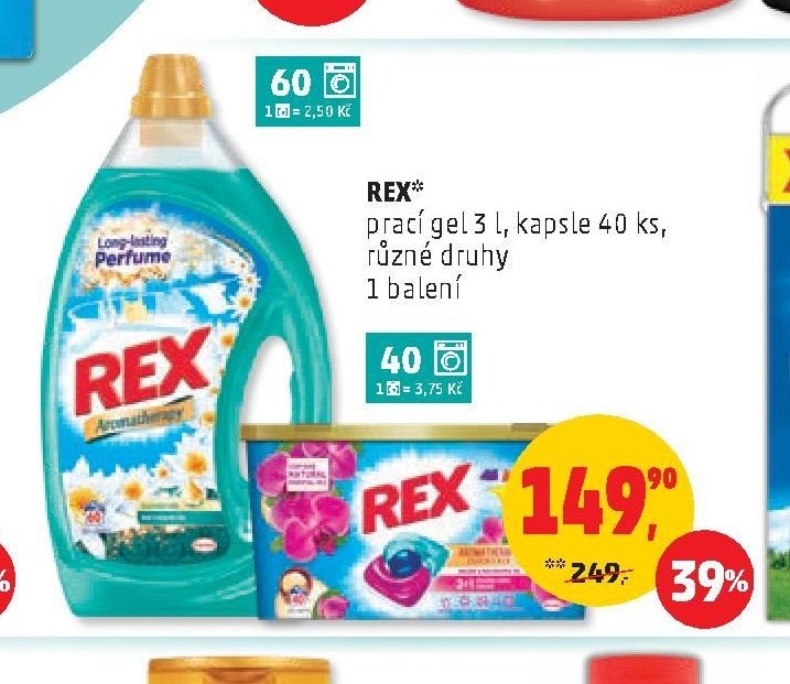 Rex prací gel / kapsle