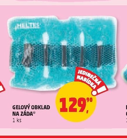 GELOVÝ OBKLAD NA ZÁDA