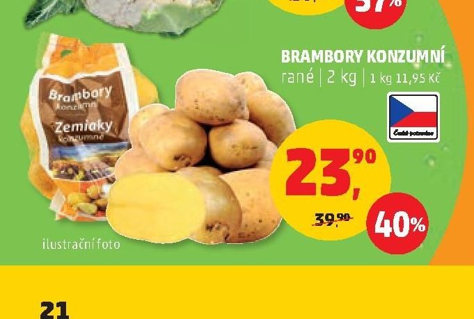 Brambory konzumní