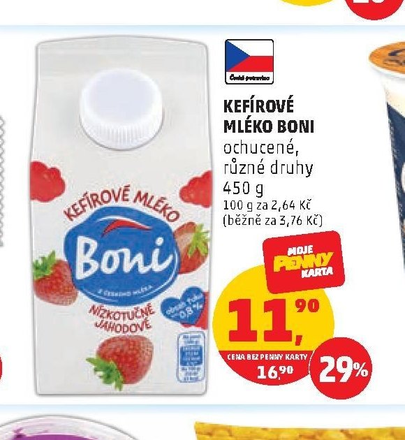 KEFÍROVÉ MLÉKO BONI