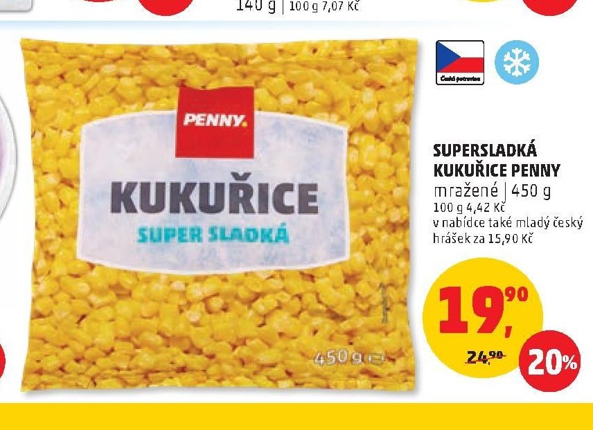 SUPERSLADKÁ KUKUŘICE PENNY