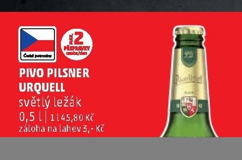 PIVO PILSNER URQUELL světlý ležák 0,5 l
