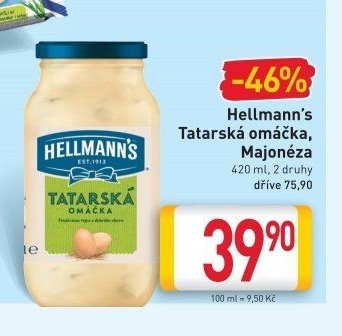 Hellmann's Tatarská omáčka, Majonéza