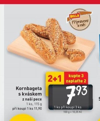 Kornbageta s kváskem
