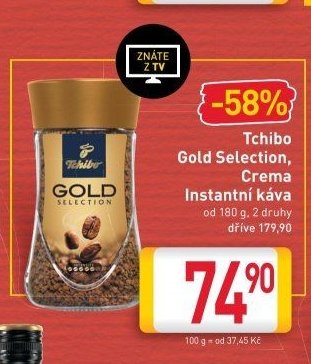 Tchibo Gold Selection, Crema Instantní káva