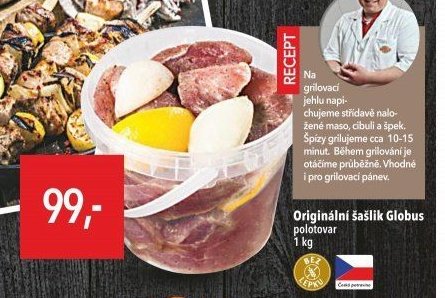 Originální šašlik Globus