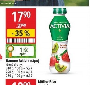 Danone Activia nápoj