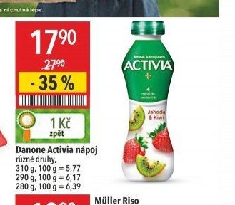 Danone Activia nápoj