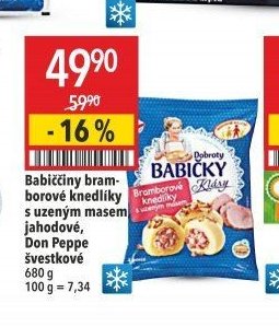 Babičiny bramborové knedlíky s uzeným masem, Don Peppe švestkové