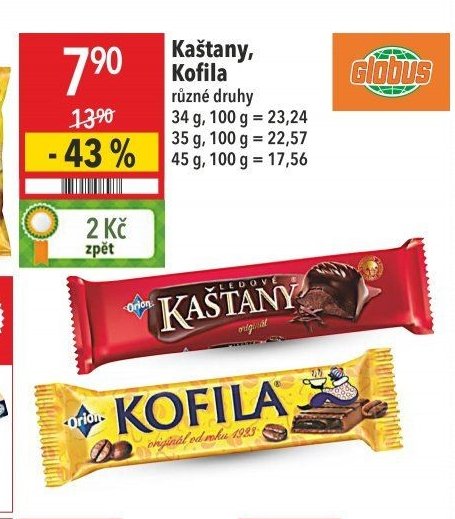 Kaštany, Kofila