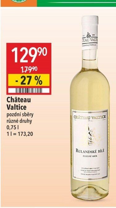 Château Valtice pozdní sběry různé druhy 0,75 l