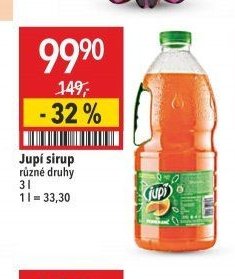 Jupí sirup různé druhy 3 l