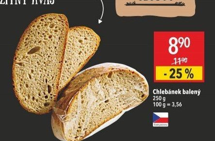 Chlebánek balený