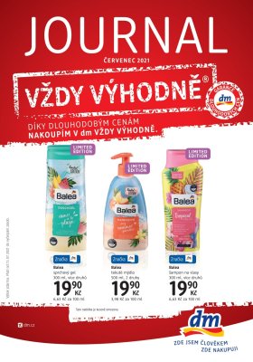 akční leták dm drogerie 15.7.2021-11.8.2021