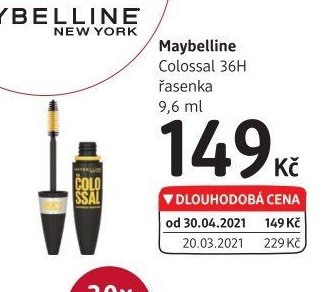 Maybelline Colossal 36H řasenka