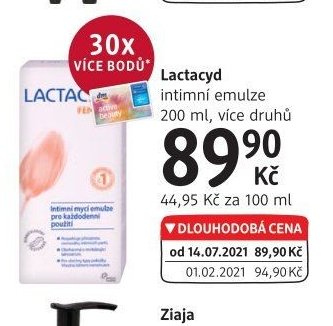 Lactacyd intimní emulze