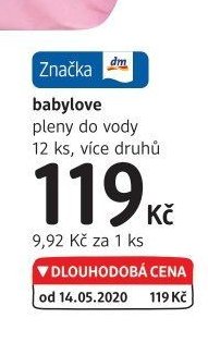 babylove pleny do vody