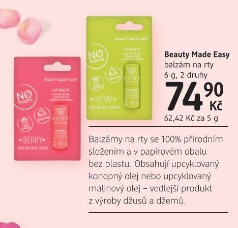 Beauty Made Easy balzám na rty