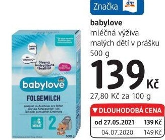 Mléčná výživa Babylove