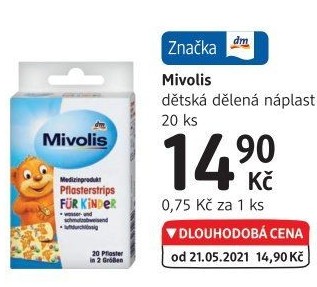 Náplasti dětské Mivolis