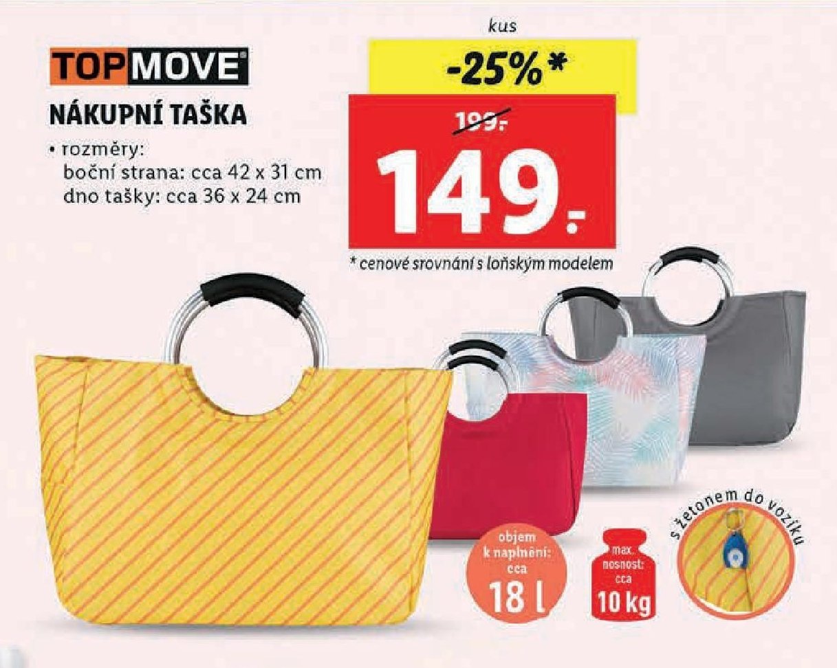 TOPMOVE NÁKUPNÍ TAŠKA