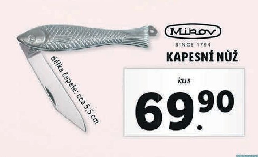MIKOV KAPESNÍ NŮŽ