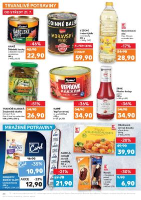 akční leták Kaufland 21.7.2021-27.7.2021