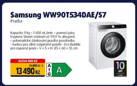 Samsung WW90T534DAE/S7