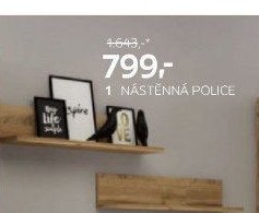 1 NÁSTĚNNÁ POLICE