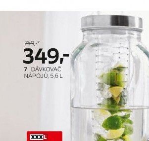 7 DÁVKOVAČ NÁPOJŮ, 5,6 L