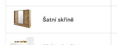 Šatní skříně