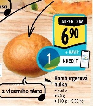 Bulka na hamburger