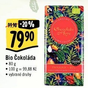 Čokoláda bio Chocolate &amp
