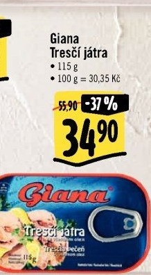 Játra tresčí Giana