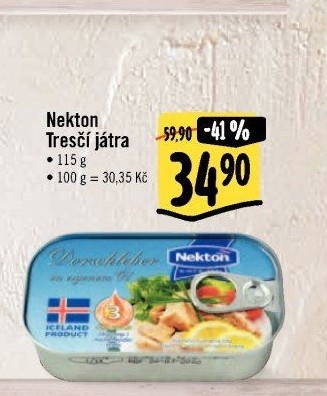 Játra tresčí Nekton