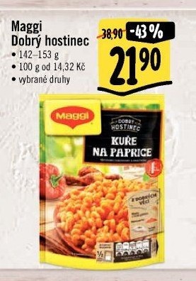 Jídla instantní Dobrý hostinec Maggi