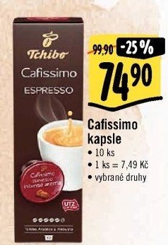 Kapsle Cafissimo Tchibo