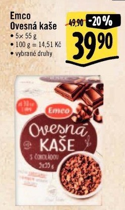 Kaše ovesná Emco