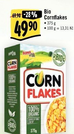 Lupínky Corn Flakes bio Bonavita