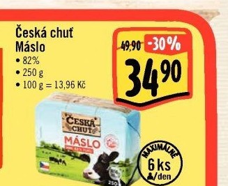 Máslo Česká chuť